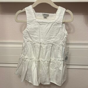 Habitual Kids White dress with Ruffle Design NWT size 18 mo